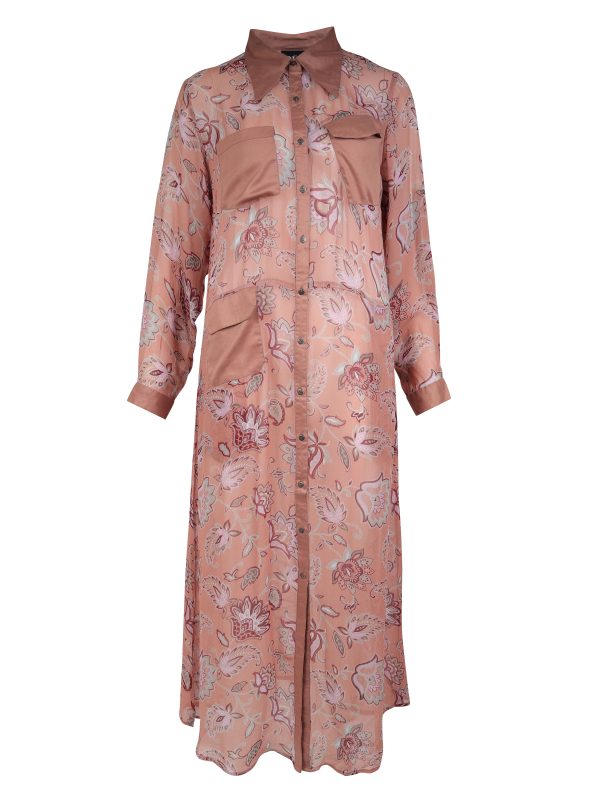 YDUN Dress - Peach Puff mix Rabatt